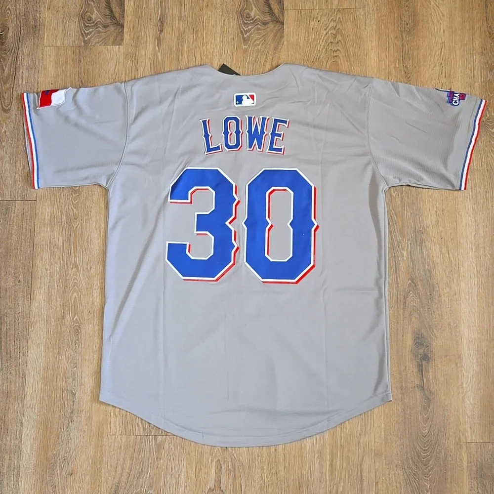 Nathaniel Lowe Texas Rangers Stitched WS Champs Mens L Large - Picture 8 of 12